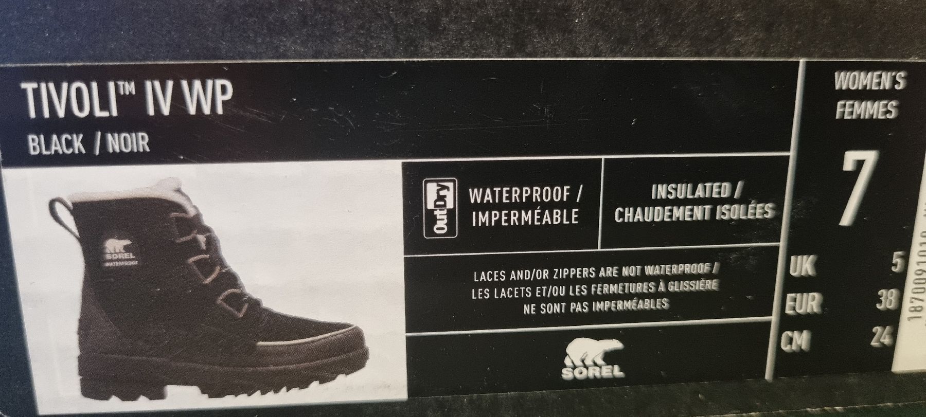 Sorel Scarpe da donna: Neue Sorel Winterschuh Schwarz Waterproof – Nuovo (secondo la descrizione) da Wetzikon ZH venduto da goldi1979 3