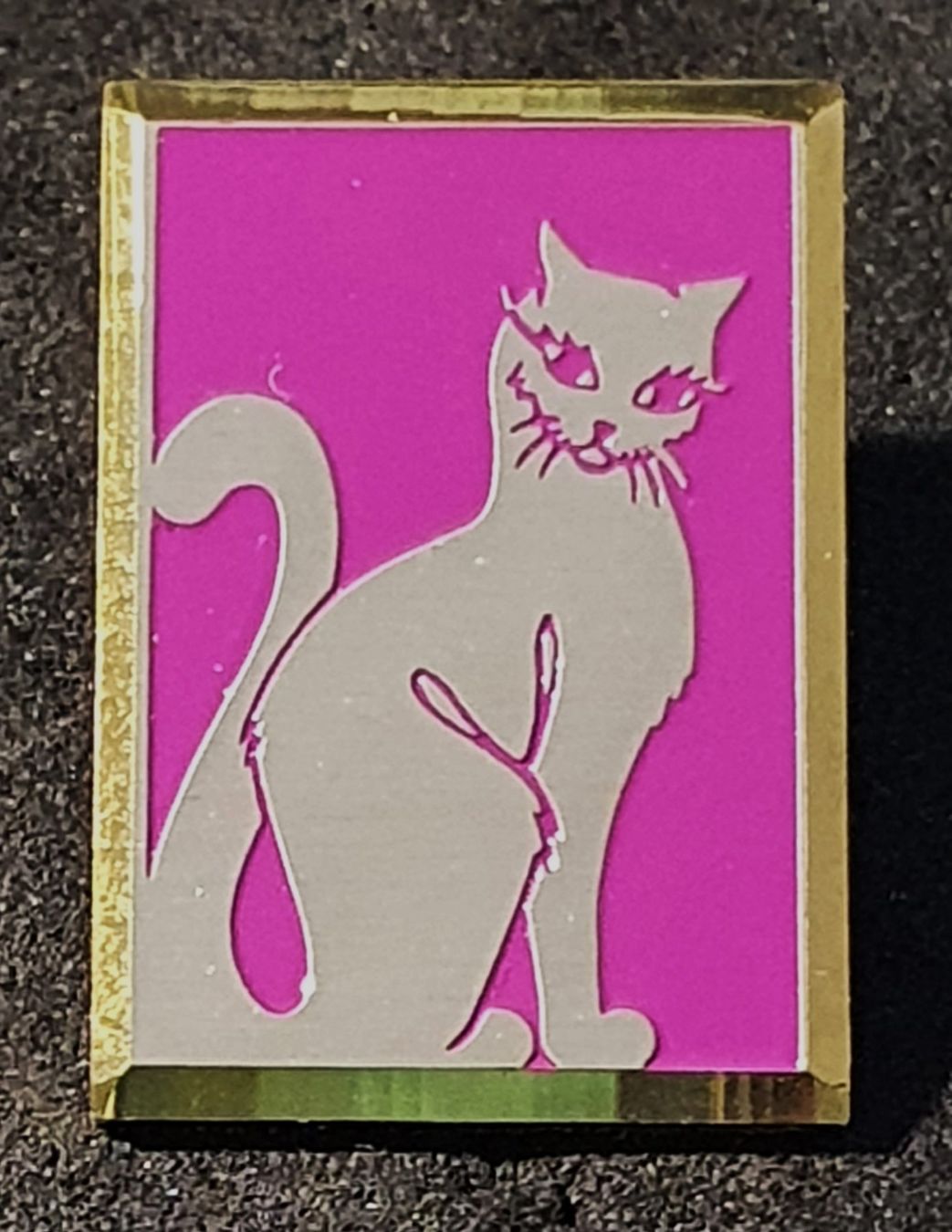 Placchette & Badge: CC135 - Pin Katze Cat – Usato da Reinach BL venduto da Boston-Verkauf