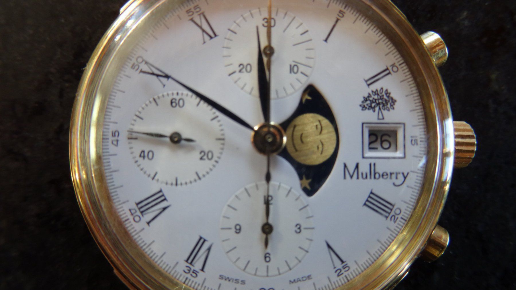 Orologi: Mulberry Chrongraph Mondphase 37mm – Usato da Sulz LU venduto da simula2