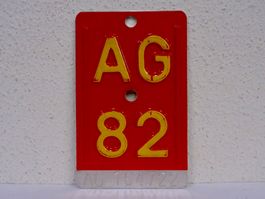 AG 82 VELONUMMER - FAHRRADSCHILD