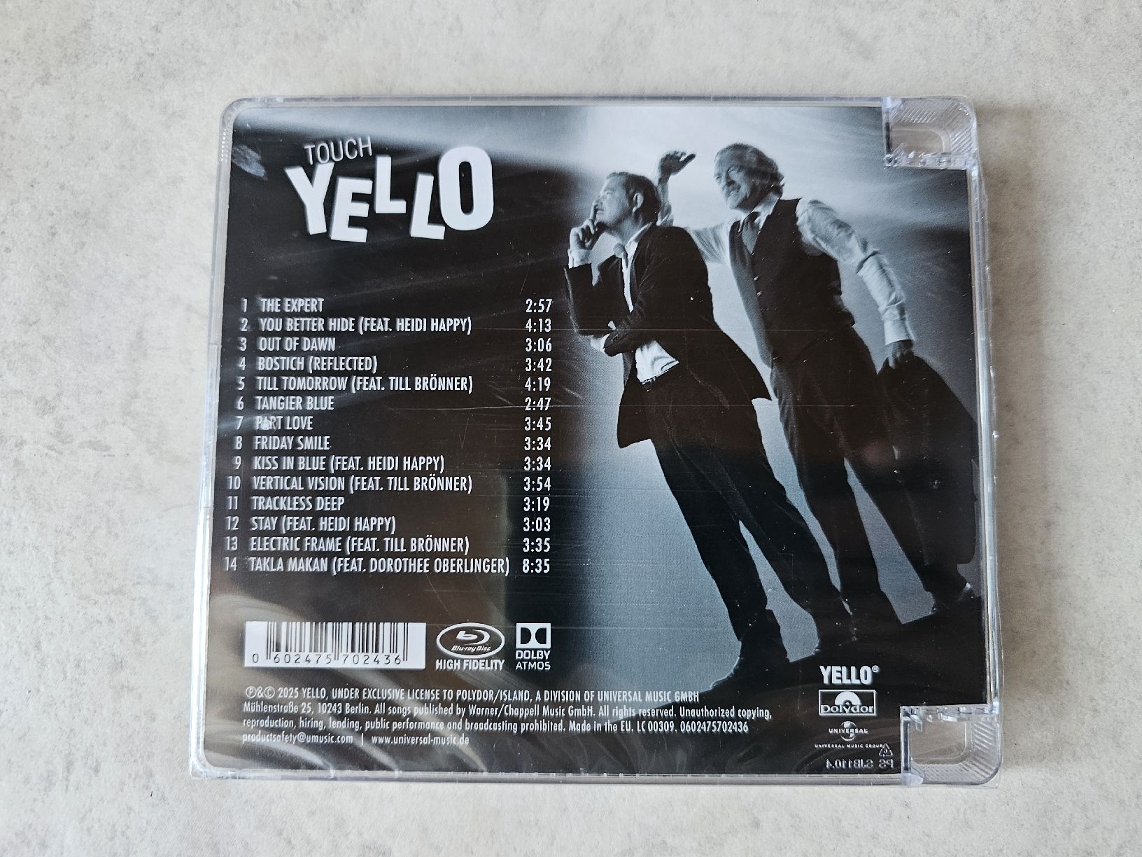 CDs: Yello  -  Touch Yello  /  Fabrikneu Bluray – Neu und originalverpackt aus Schneisingen von backstore24 1