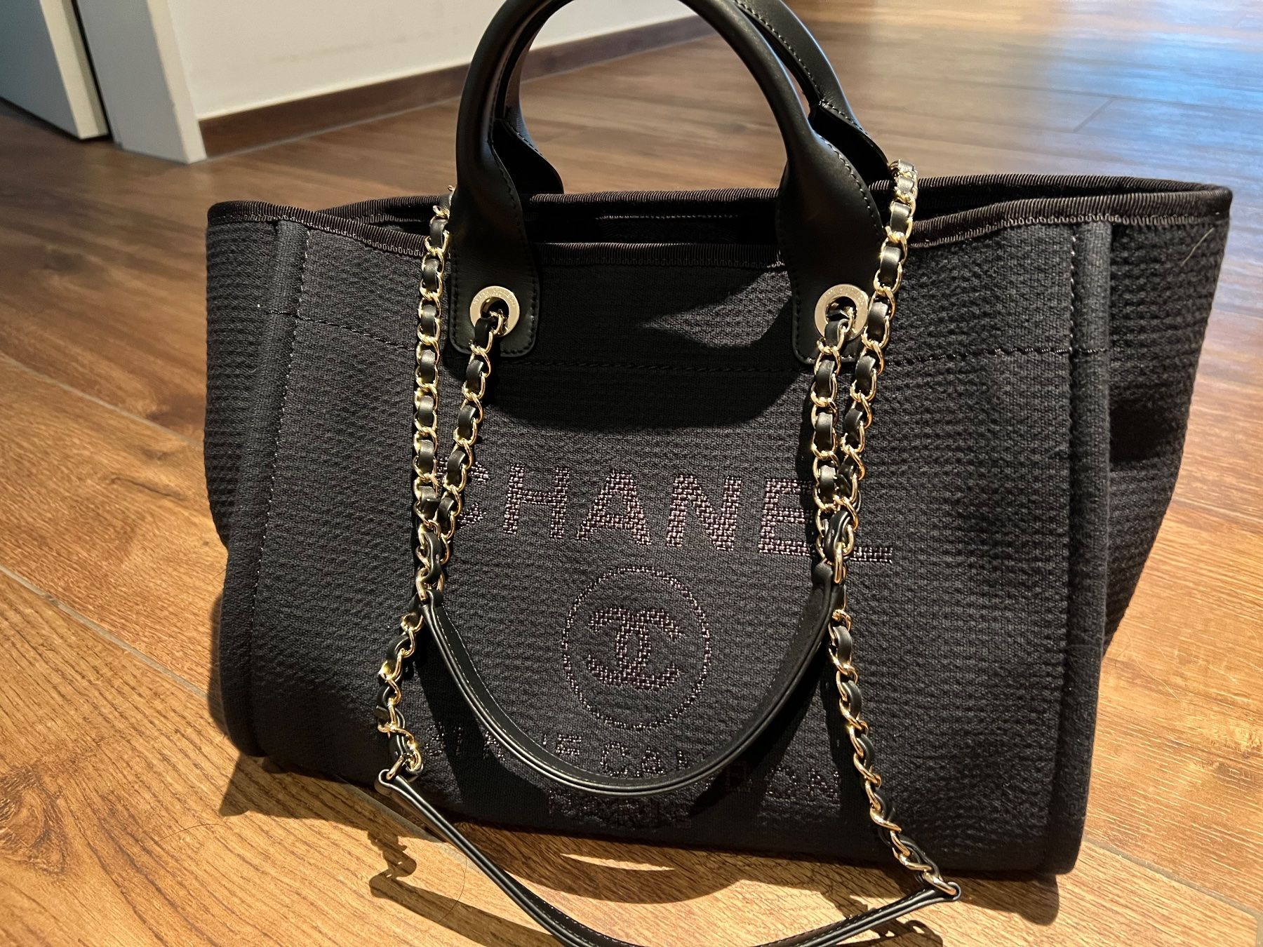 Deauville Shopper Chanel Shopper Stoff CHANEL Shopper Deauville