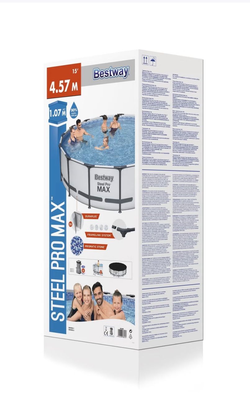 Bestway Schwimmbad: Gartenpool Bestway Steel Pro Max – Gebraucht aus Weinfelden von MartinE. 3