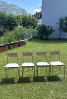 4 Stühle Rattan/Metall Sommer-Special CHF 40.-
