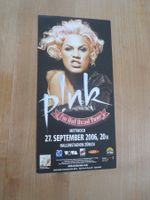 PINK - Konzert FLYER - Hallenstadion Zürich 2006