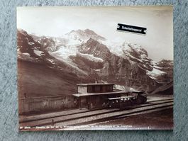 Wengeneralpbahn - Station Scheidegg - Bromsilber Grossfoto