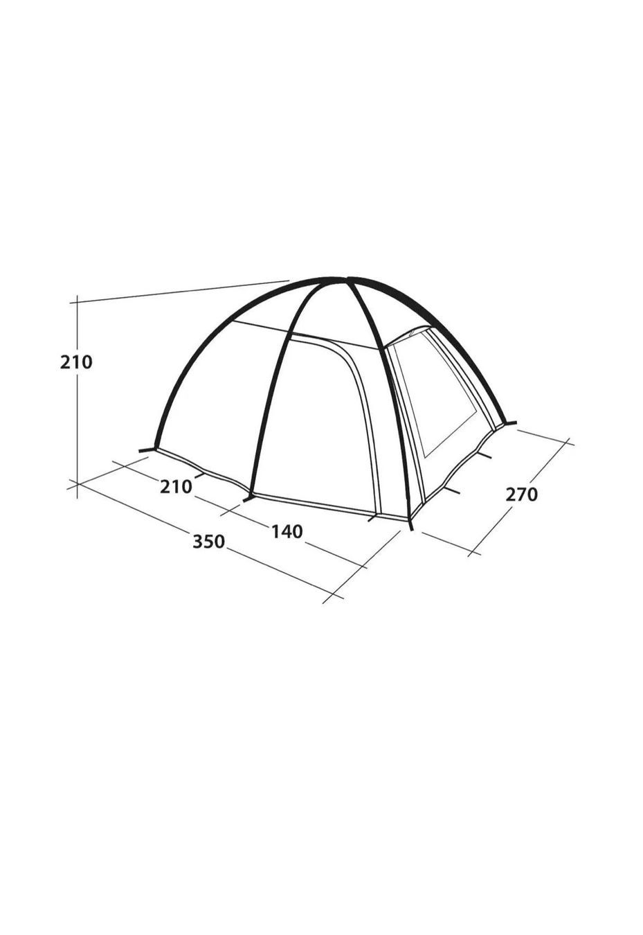 Outwell Tende : Outwell Arizona 3 Zelt – Usato da Zürich venduto da 99kuba 4