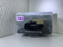 Fiat Campagnola 1959 Carabinieri 1:43 703 Blister DeAgostini