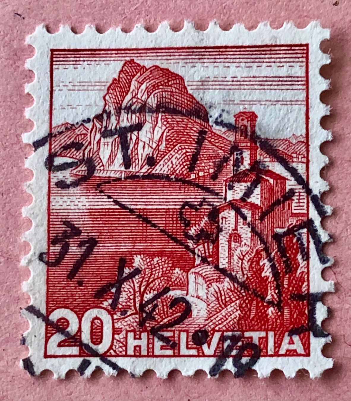 Tutti i francobolli: Nr.215 Landschaftsbilder Stempel  St.Imier – Usato da Aarau venduto da Billa007