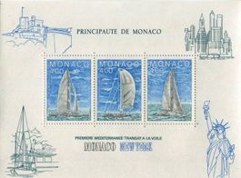 Block "Segelboote". Monaco.