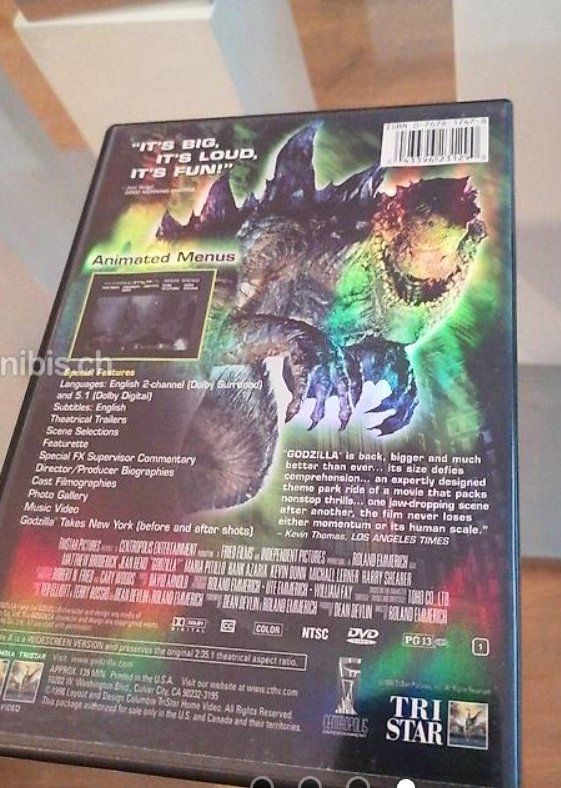 Tutti i DVDs: Godzilla US Version – Usato da Einsiedeln venduto da lan_2vrp