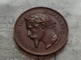 Médaille Bronze Napoléon III - Exposition Universelle 1867