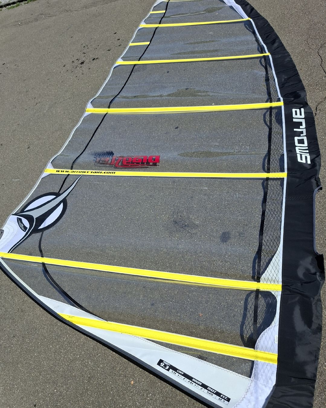 Surfen: Arrows Segel Dragster 9.3m – Gebraucht aus Fällanden von Nmustang 2