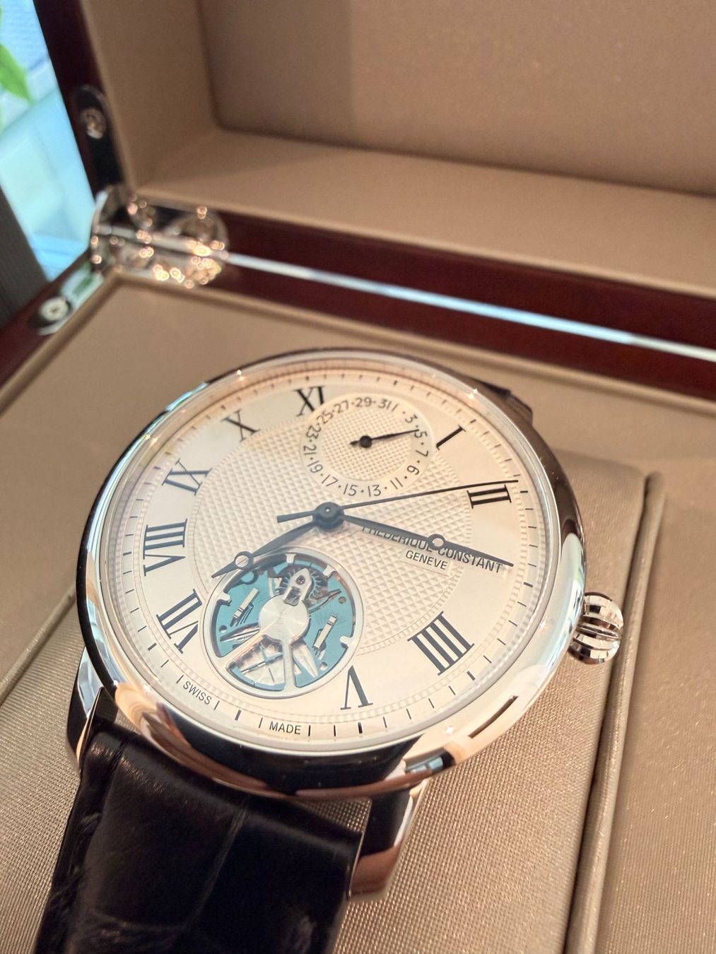 Frederique Constant Orologi: Frederique Constant Slimline Monolithic – Nuovo (secondo la descrizione) da Sierre venduto da Amidusport