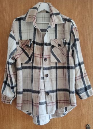 Coole Übergangsjacke im trendigen Karo, Gr. M, neuwertig