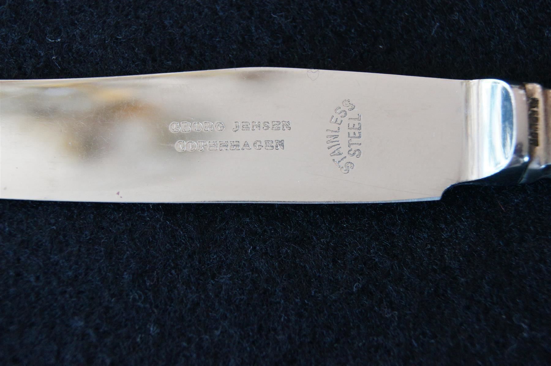 Jensen Set di posate: 12 Dessertmesser Georg Jensen Arcadia Blok Silber 925 – Usato da Geroldswil venduto da ARTEFACTO 5