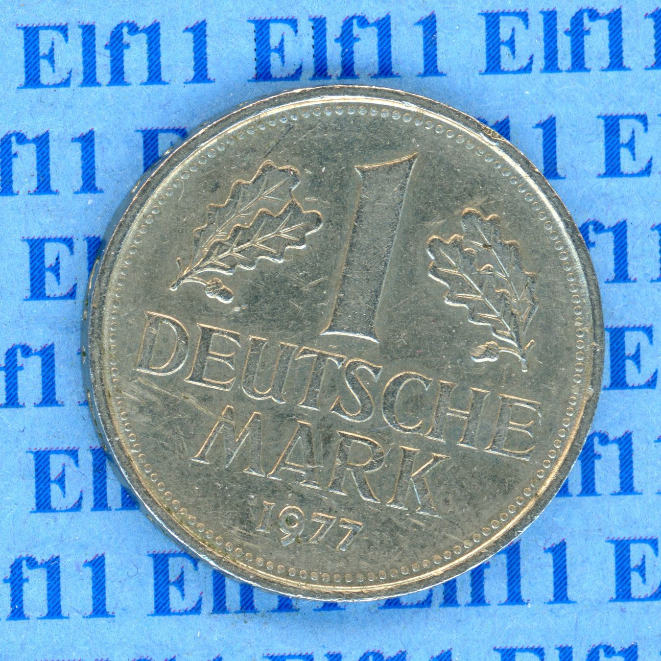 Tutti le monete: DEM___1.00 1977G -vz 1 Deutsche Mark – Usato da Widnau venduto da Elf11