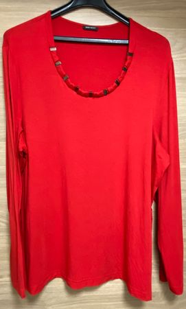 Rotes Gerry Weber Shirt, Langarm, Gr. 44, Herbst Top!
