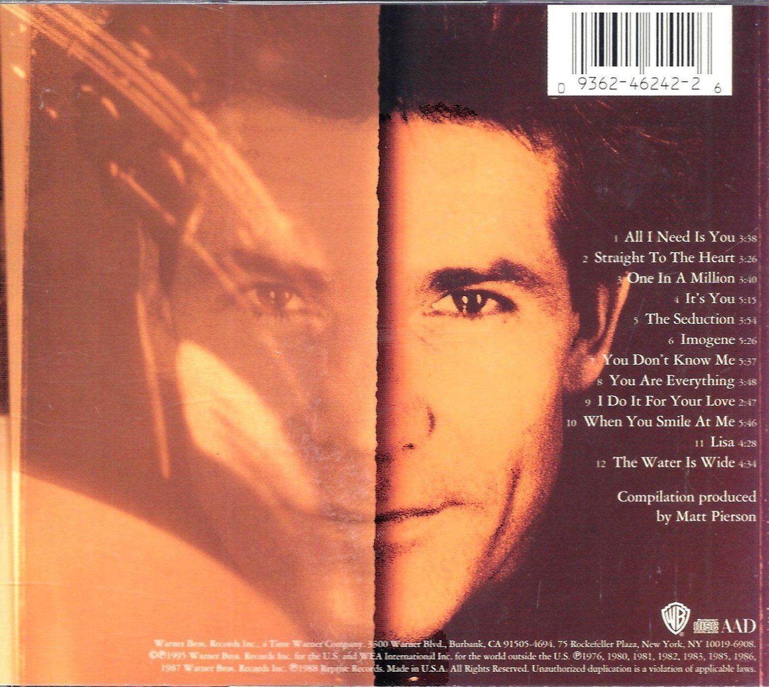 CD: David Sanborn LOVE SONGS Marcus MillerCD – Usato da Kandergrund venduto da Sososo 1