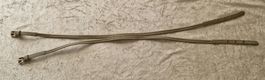 SCHUMACHER Doppelgurt Leder-Veloursleder hellgrau Gr. 85 NEU