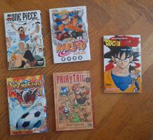 Lot de 5 mangas Tome 1 – One Piece, Naruto, Dragon Ball Z, F