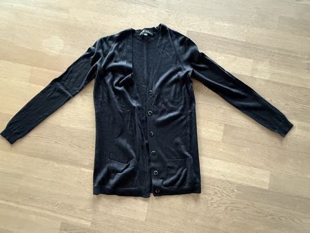 Ralph Lauren Kaschmir/Seide Cardigan Damen Schwarz XS