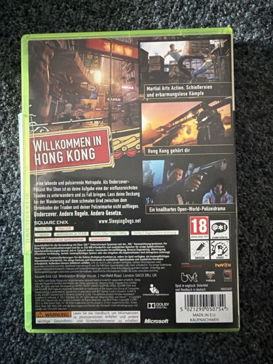 Giochi: Xbox360 sleeping dogs – Usato da Kreuzlingen venduto da luc_chz6 1
