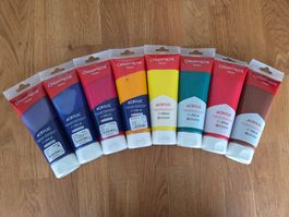 6er Set Caran d'Ache Acrylfarben 250 ml, Farben nach Wunsch