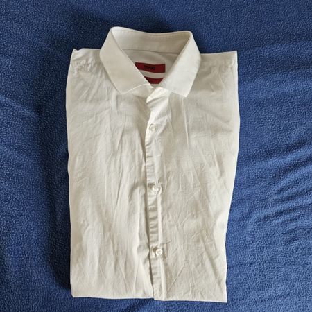 HUGO BOSS extra slim fit white shirt, size unknown!