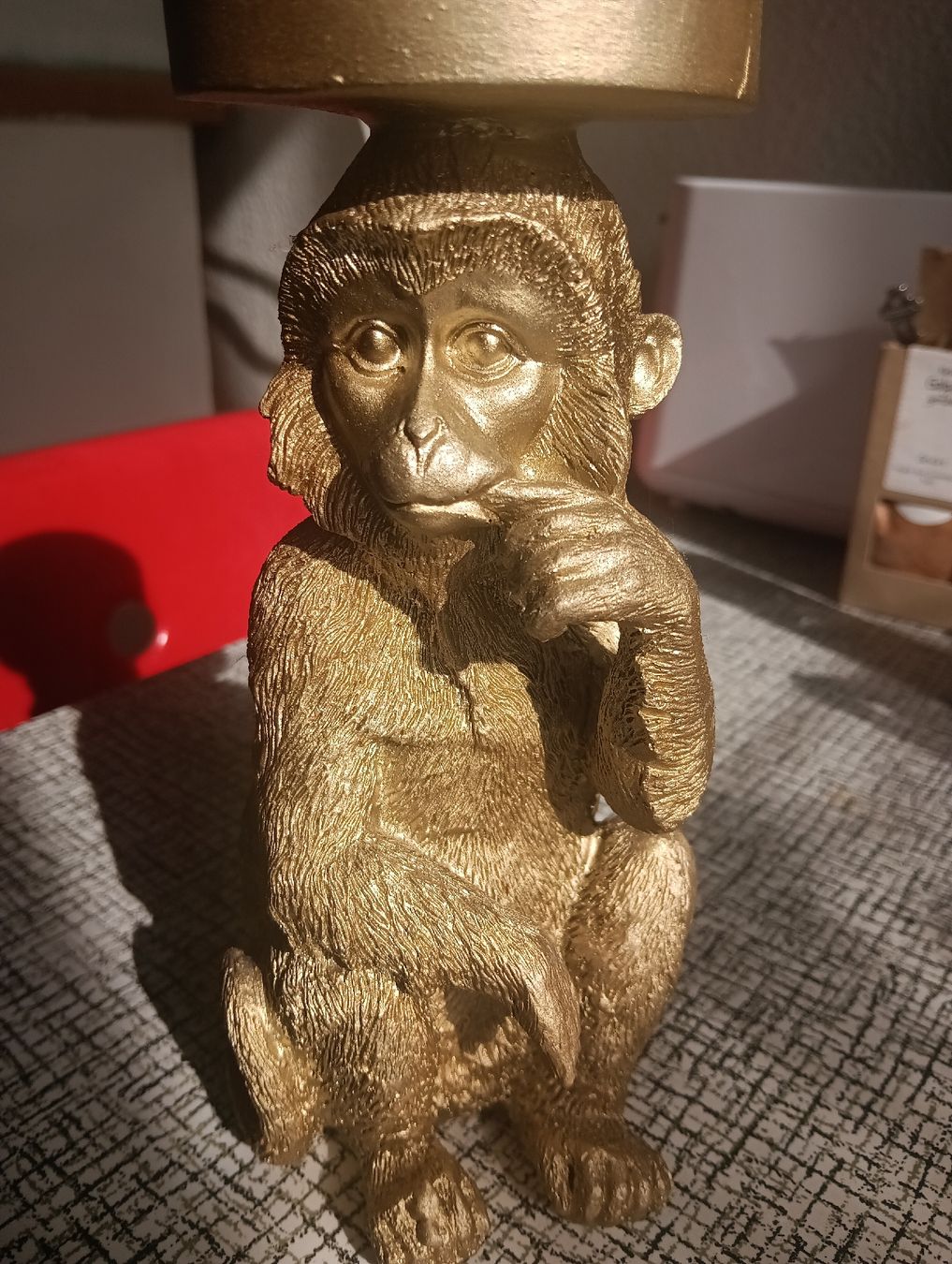 Tutte le decorazioni: Goldener Deko-Affe -Kerzenstaender  Dekoration – Nuovo (secondo la descrizione) da Basel venduto da STrudi_9qvp 1