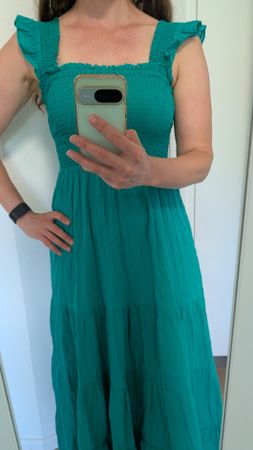 Cotton maxi dress