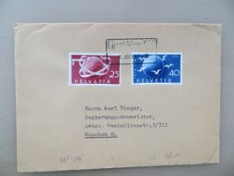 Gelaufener Brief Weltpostverein 1949