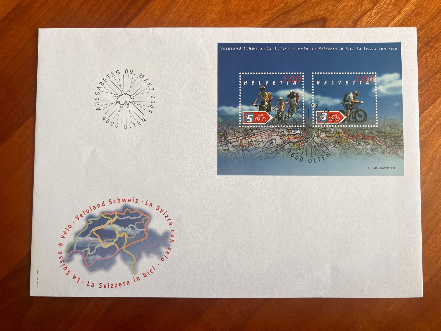 Tutti i francobolli: Erstagsbrief FDC 2004 Midi Brief  (R131) – Usato da Hinwil venduto da Sidi4