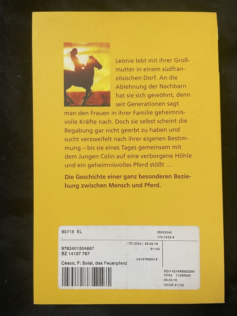 Libri: Federica de Cesco: Solal, das Feuerpferd – Usato da Thun venduto da bue_59vc 1