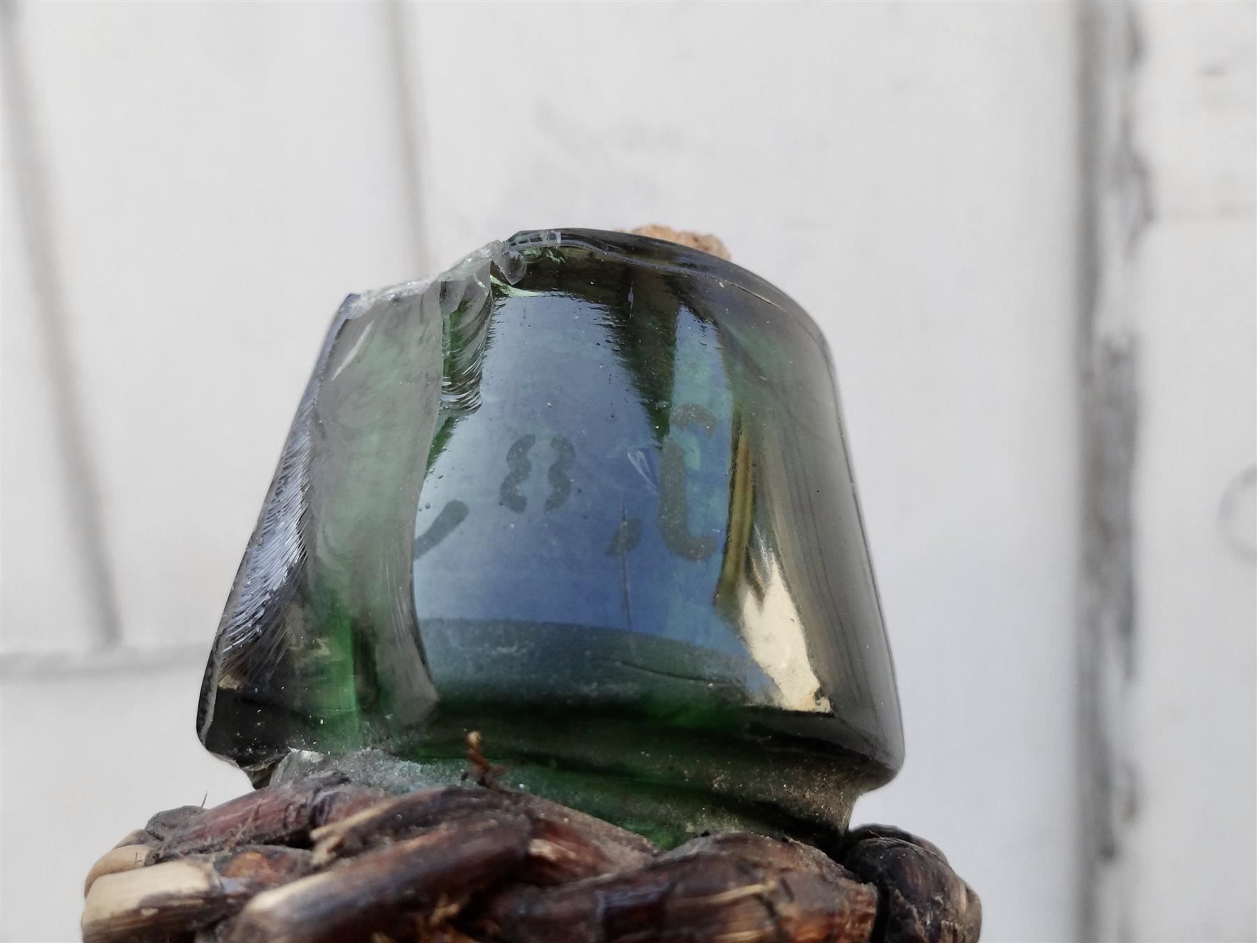Bottiglie: alte Korbflasche geeicht 1945 – Usato da Kerzers venduto da Flaschenposten 8
