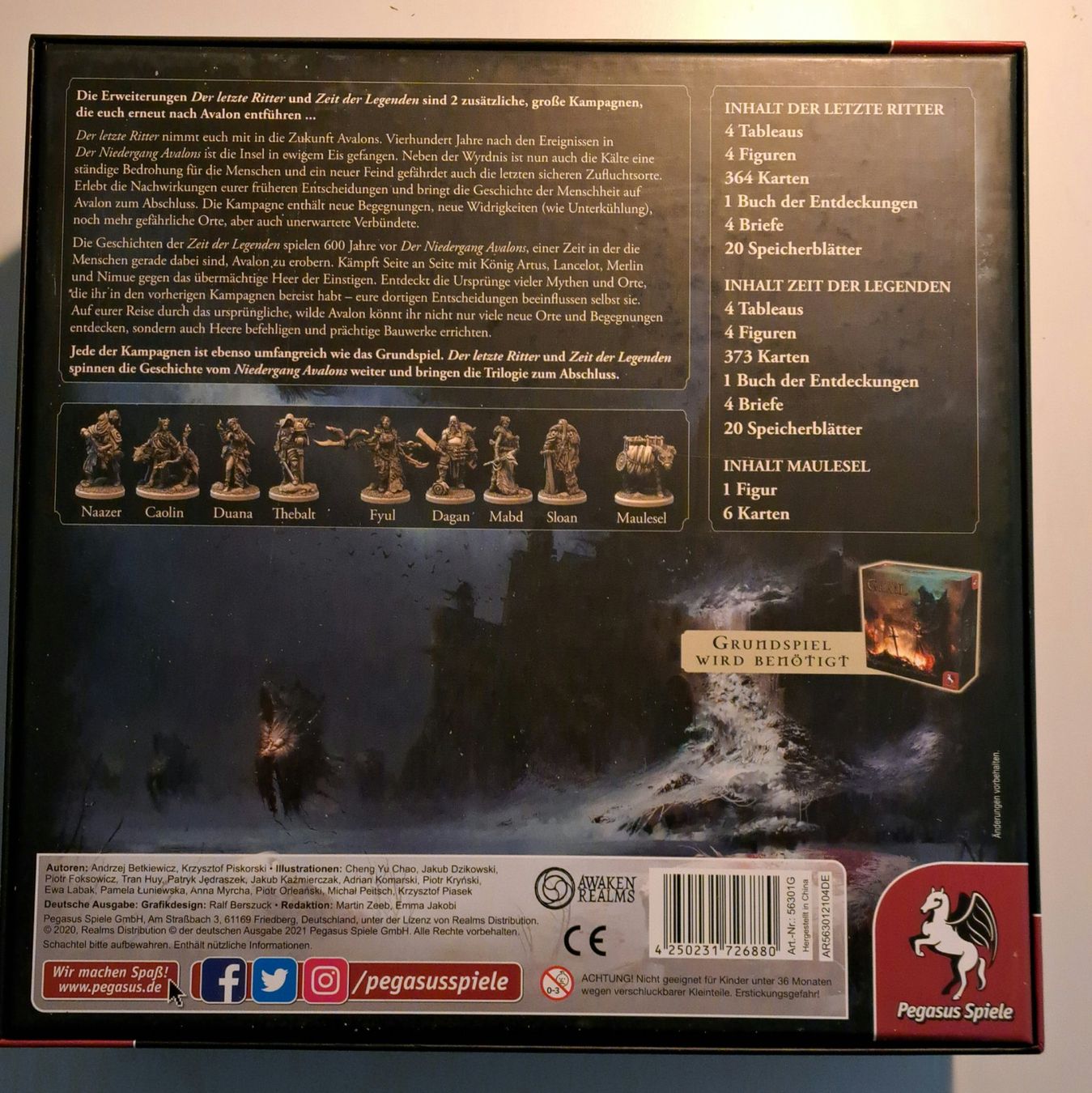 Giochi: Tainted Grail mit Erweiterung (de) – Usato da Stans venduto da bergsicht42 4