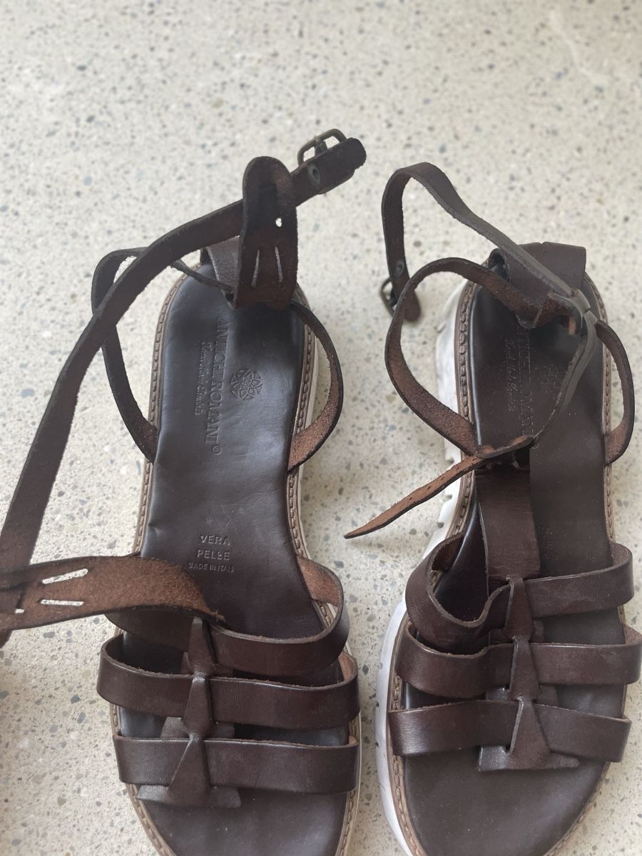 Scarpe da donna: Leder Sandalen Antichi Romani Gr. 40 – Nuovo (secondo la descrizione) da Zürich venduto da Mary233 2