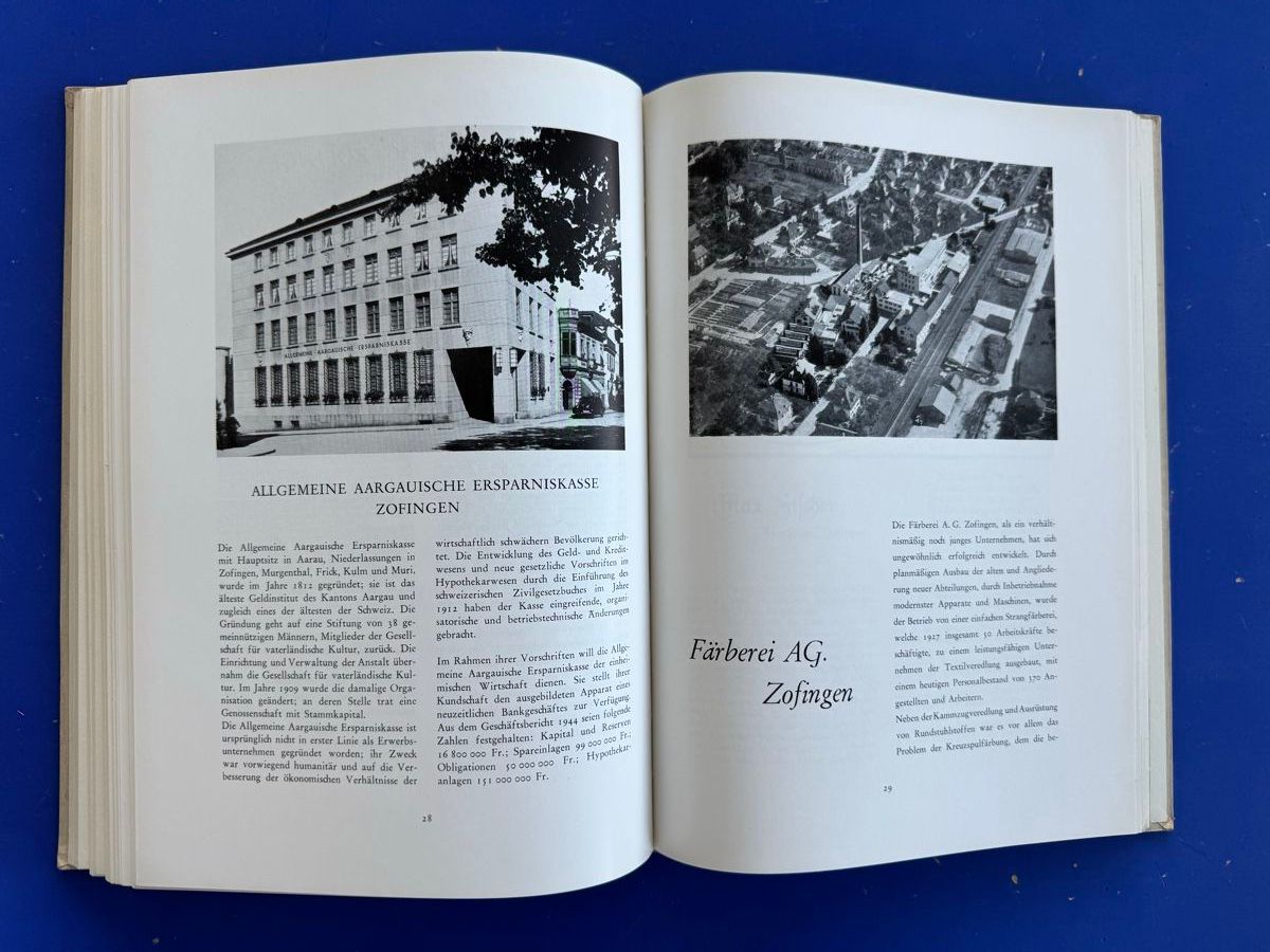 Libri: Bezirks-Chronik Zofingen. ca 1945 – Usato da Adliswil venduto da buch_und_kunst 4
