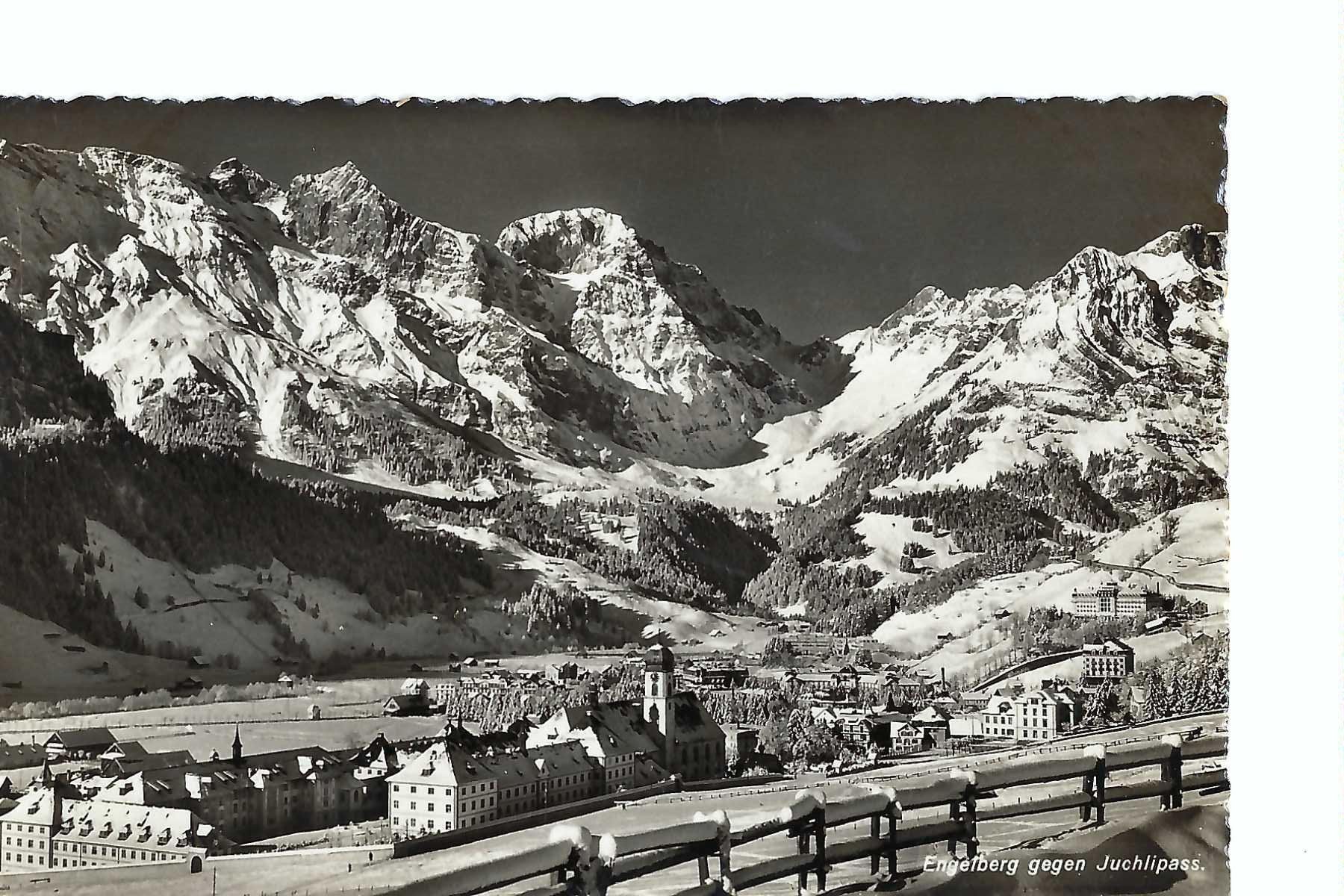 Cartoline postali: Engelberg gegen Juchlipass, 1938 – Usato da Thun venduto da 44wart