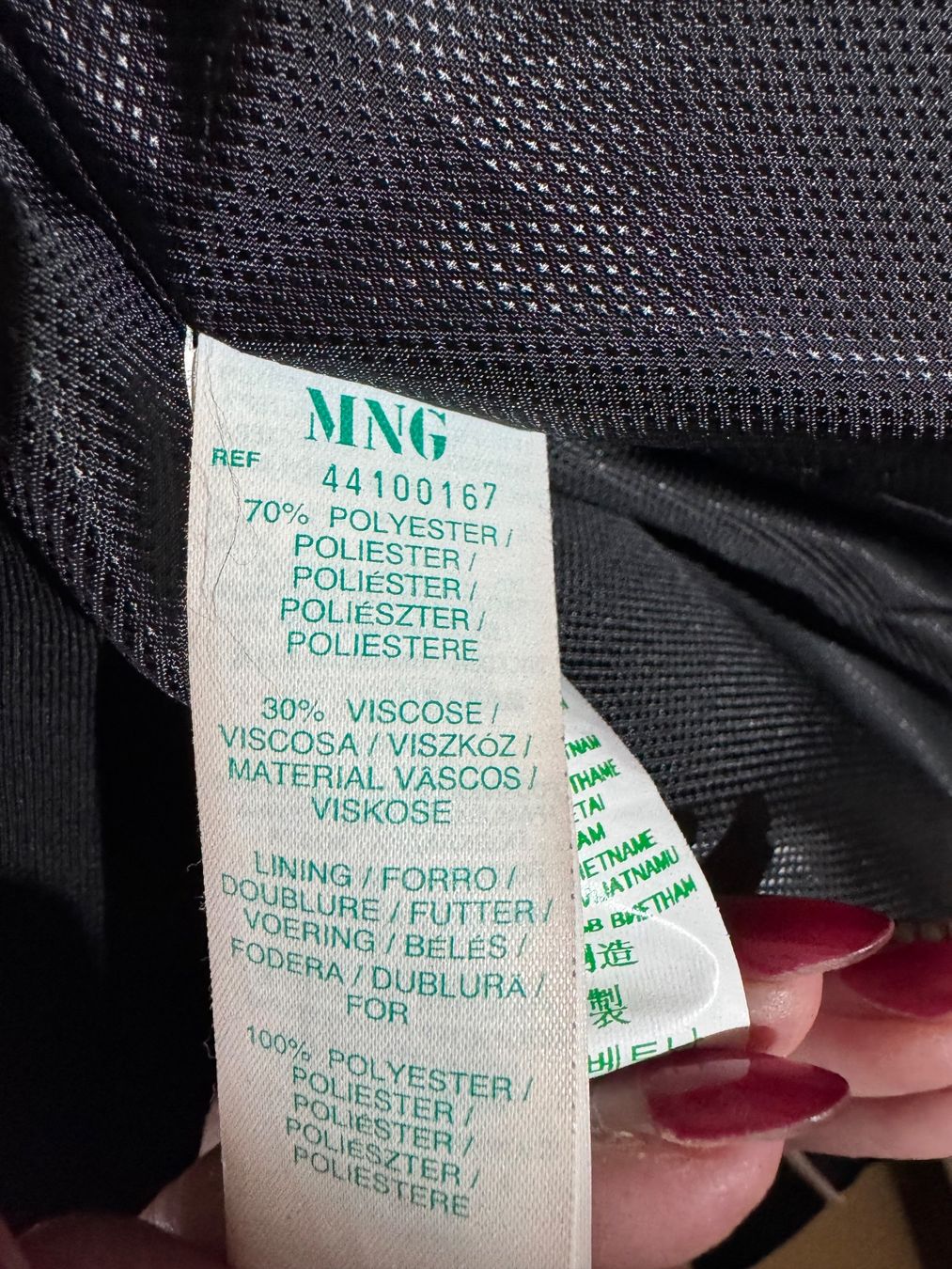 Mango Giacche: Blazer von Mango, schwarz, Gr. 38 – Usato da Grosswangen venduto da second_hand_dress 7
