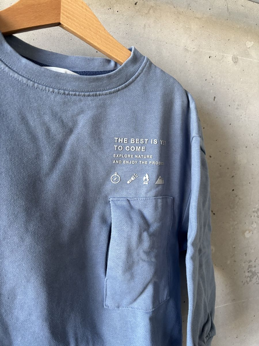 Mango Pullover & Sweatshirts: Sweatshirt Mango 116 hellblau Pulli – Gebraucht aus Rebstein von wendy321meins 1