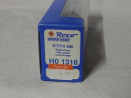 ROCO NR. 1318  STEYR 680 ROTES KREUZ    1:87  MIB
