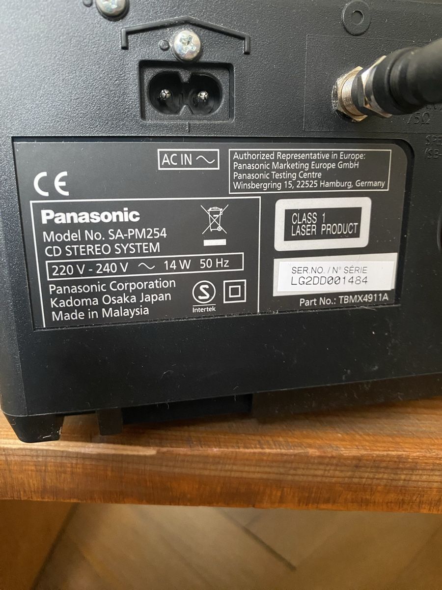 Panasonic Lettore multimediale & Streamer: Panasonic SA-PM254 – Usato da Basel venduto da kat_nvk7 2