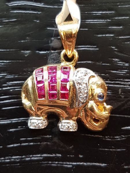 Ciondoli: Süsser Elefanten Anhänger, 18 Karat – Nuovo (secondo la descrizione) da Unterägeri venduto da Altgoldschmuck 8