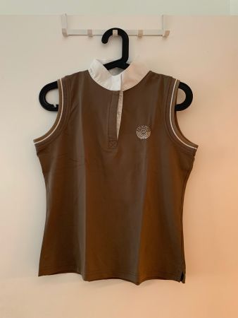 Reitsport-Turniershirt Pikeur, Gr. 36, olivgrün, ärmellos