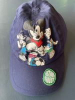 NEU Gr. 54 6-8 Jahre Cap Mickey Mouse blau Sonnenhut Kappe