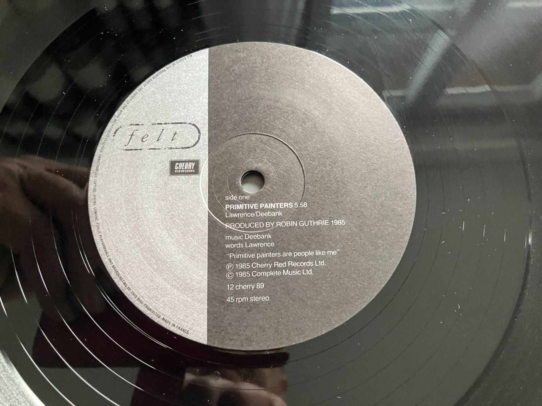 Dischi in vinile: Felt – Usato da Aarwangen venduto da Jukebox3 5
