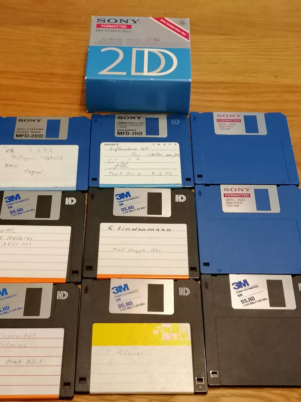 Sony Minidisc: Disketten 3.5'' - Sony und 3M – Nuovo (secondo la descrizione) da Basel venduto da vintagecollector 1