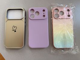 3x iPhone 17Pro Hüllen Schutzhüllen