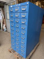 Schöner 30er Schubladenstock von KARDEX 66x56xH143cm